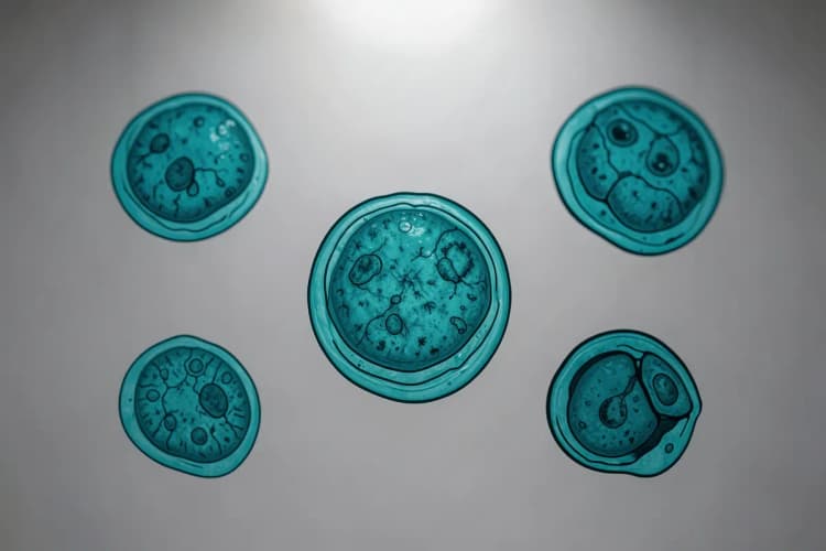Ilustração médica mostrando diferentes tipos de lesões de pele: carcinoma basocelular, carcinoma espinocelular e melanoma.